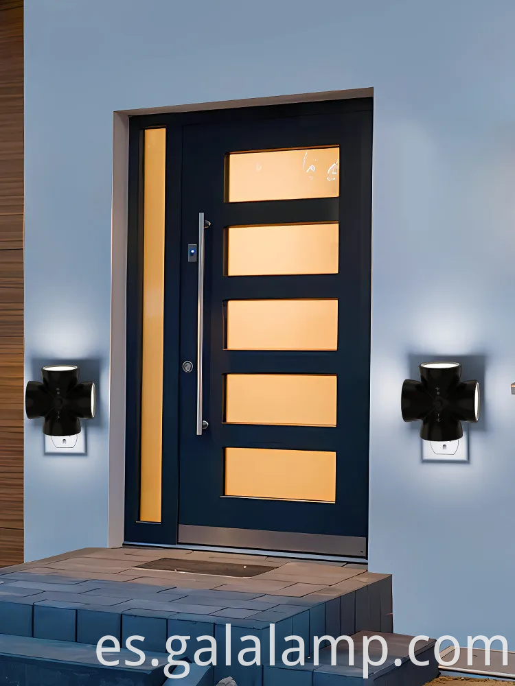 Luces de pared LED contemporáneas para iluminación elegante del pasillo